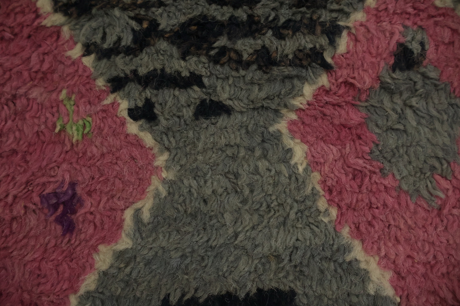 All-Over Geometric Moroccan Wool Area Rug 6x10