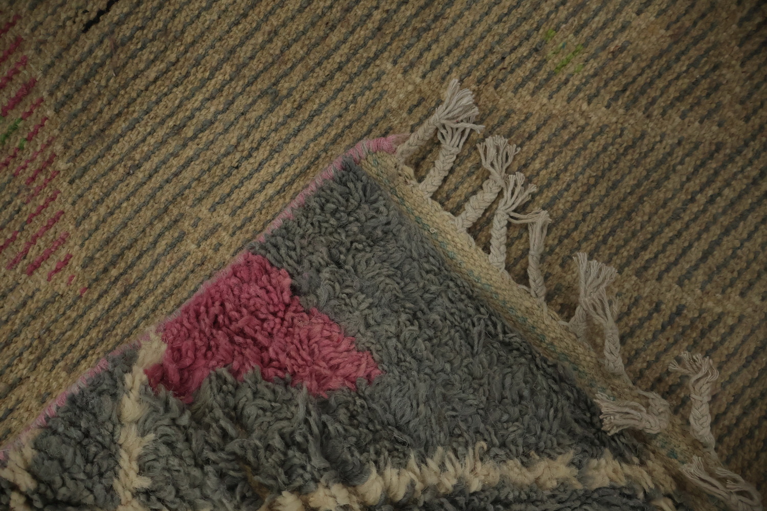 All-Over Geometric Moroccan Wool Area Rug 6x10