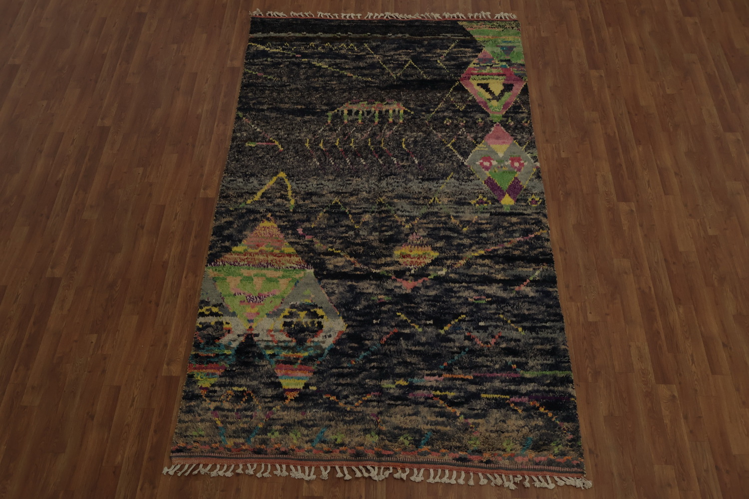 Handmade Moroccan Oriental Area Rug 6x9