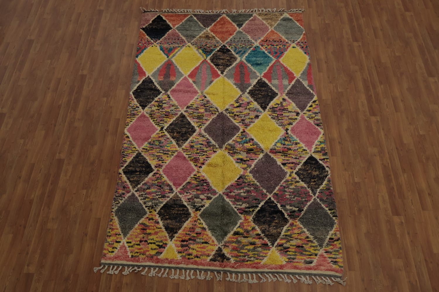 All-Over Trellis Plush Moroccan Area Rug 6x10
