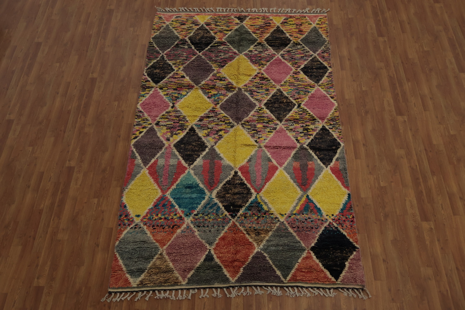 All-Over Trellis Plush Moroccan Area Rug 6x10