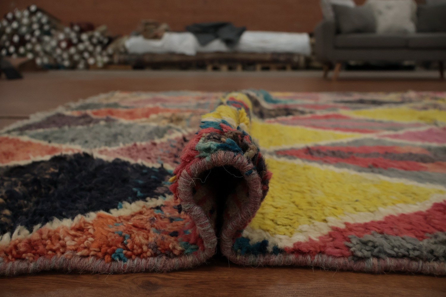 All-Over Trellis Plush Moroccan Area Rug 6x10