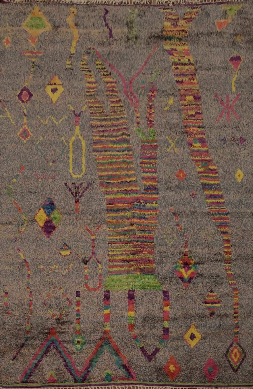 Handmade Moroccan Oriental Area Rug 9x13