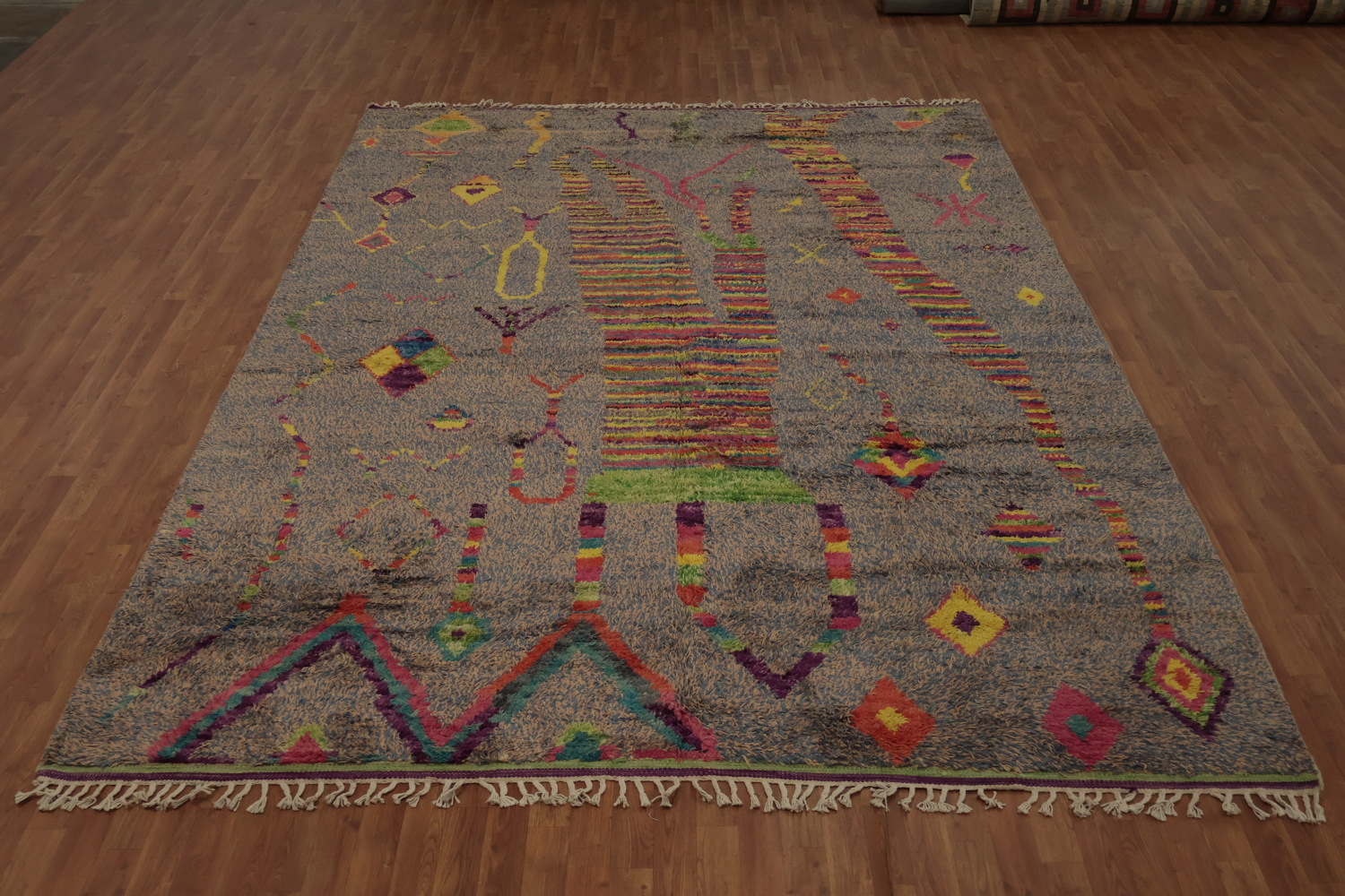 Handmade Moroccan Oriental Area Rug 9x13