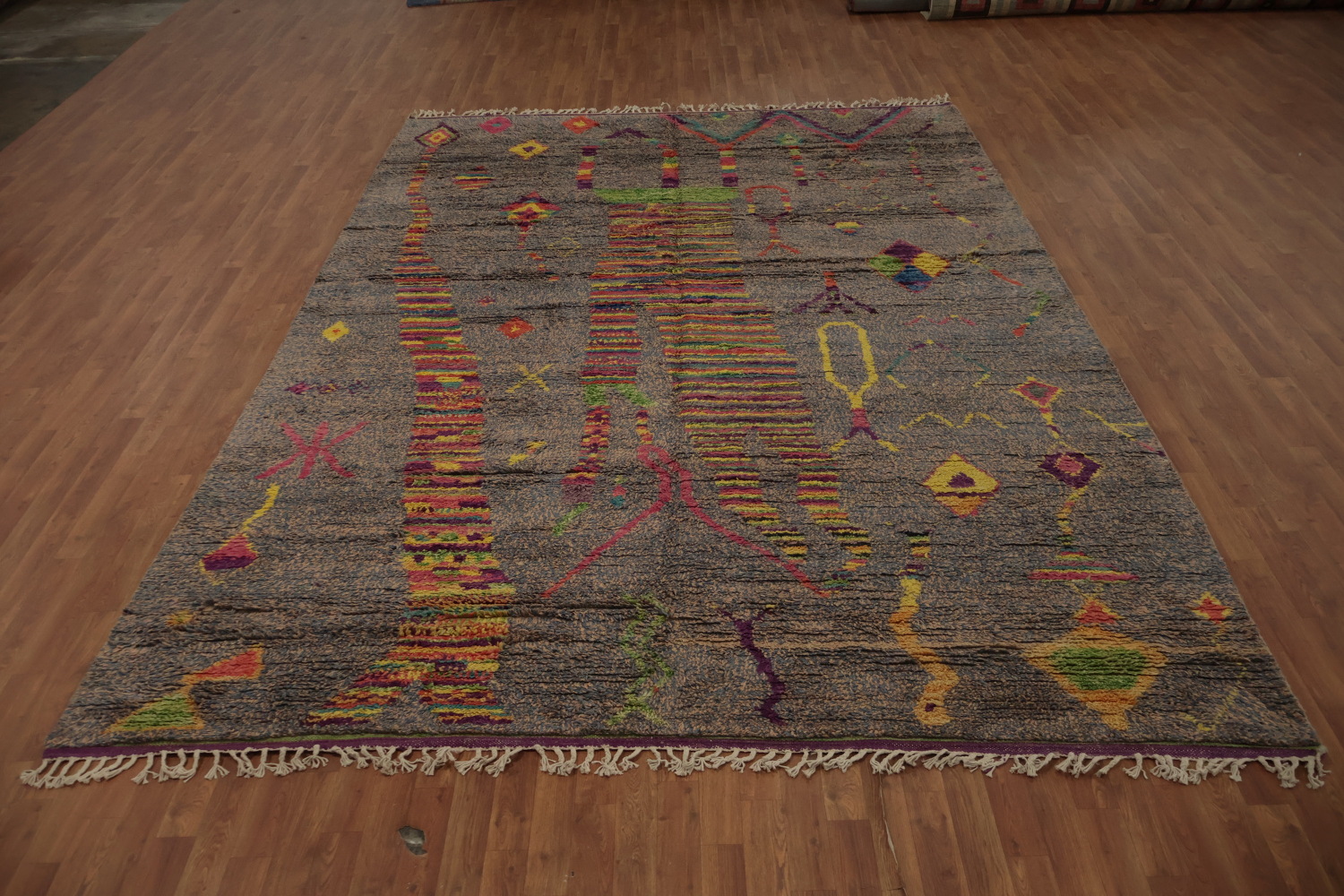 Handmade Moroccan Oriental Area Rug 9x13