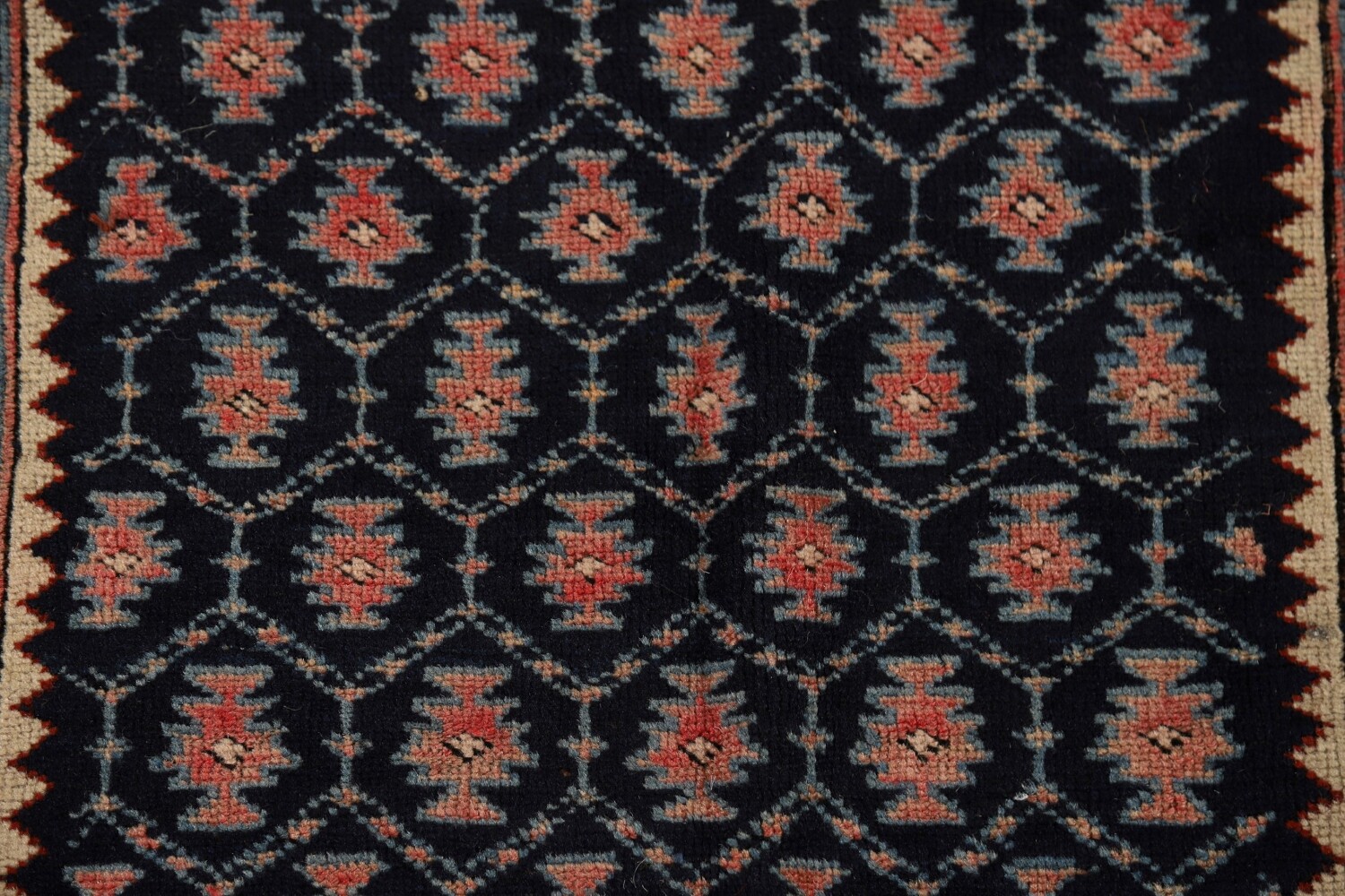 Pre-1900 Antique Kazak Vegetable Dye Rug 4x5