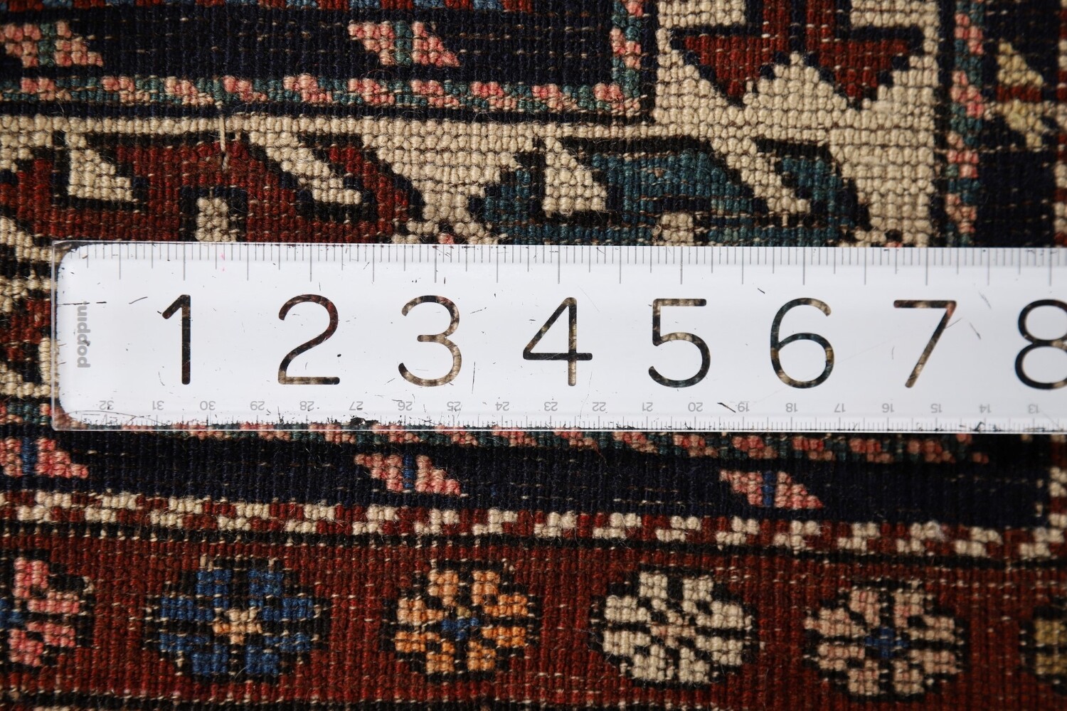 Pre-1900 Antique Kazak Vegetable Dye Rug 4x5