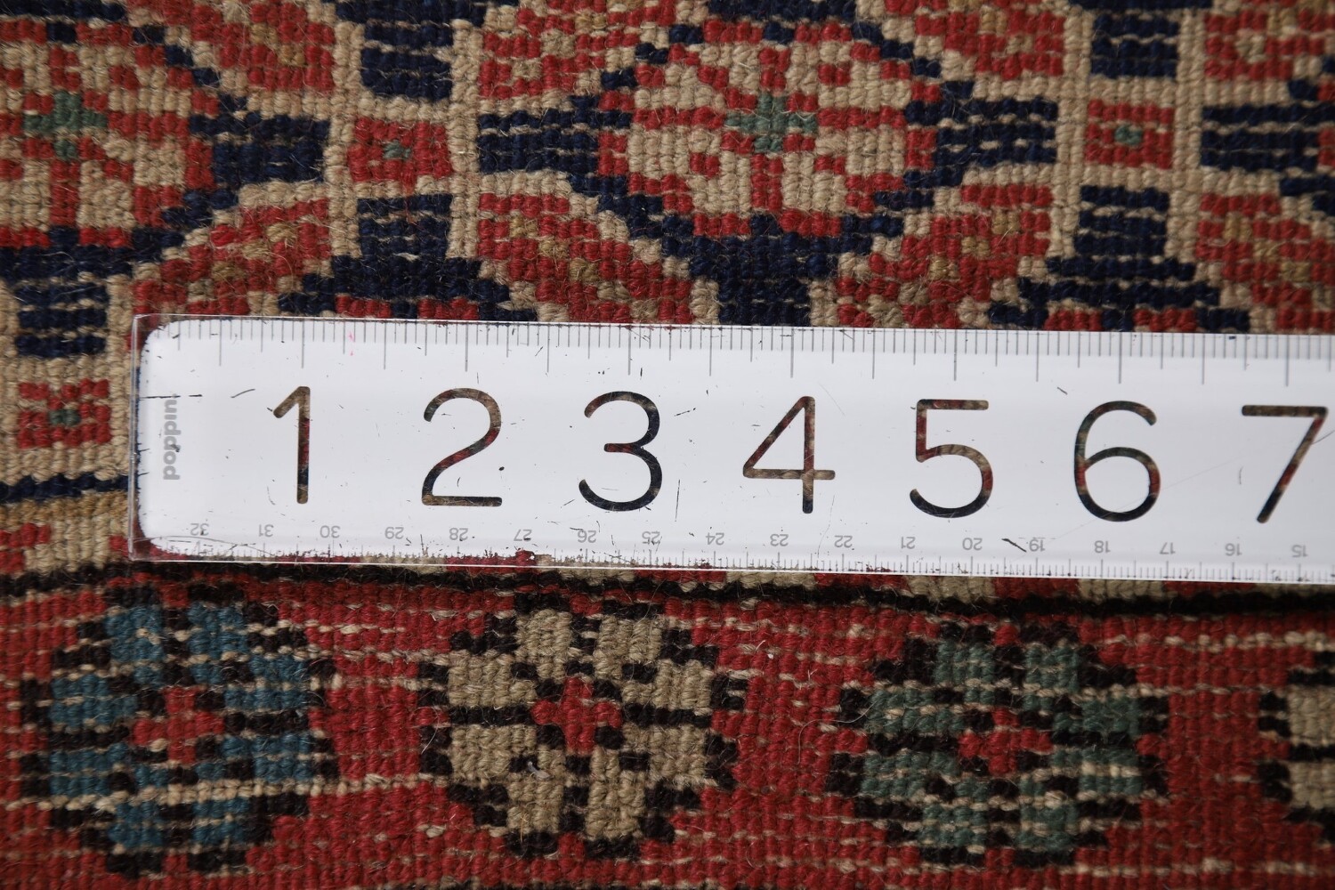 Antique Wool Kazak Vegetable Dye Area Rug 8x9