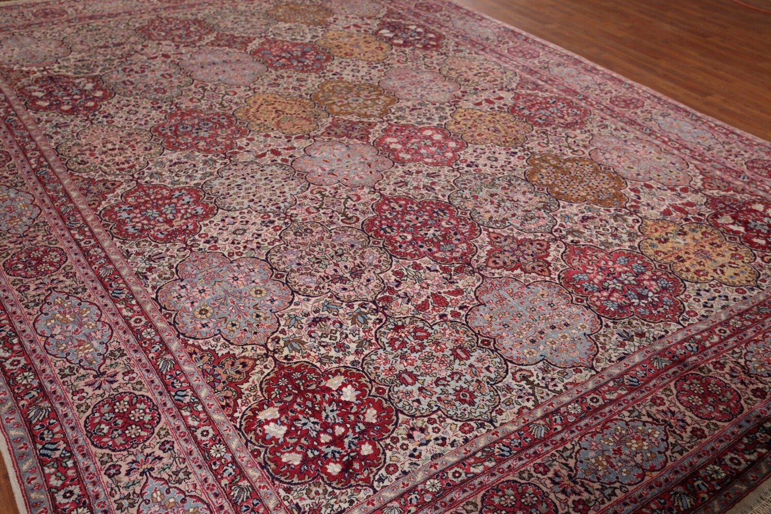 Antique Vegetable Dye Agra Indian Area Rug 9x12