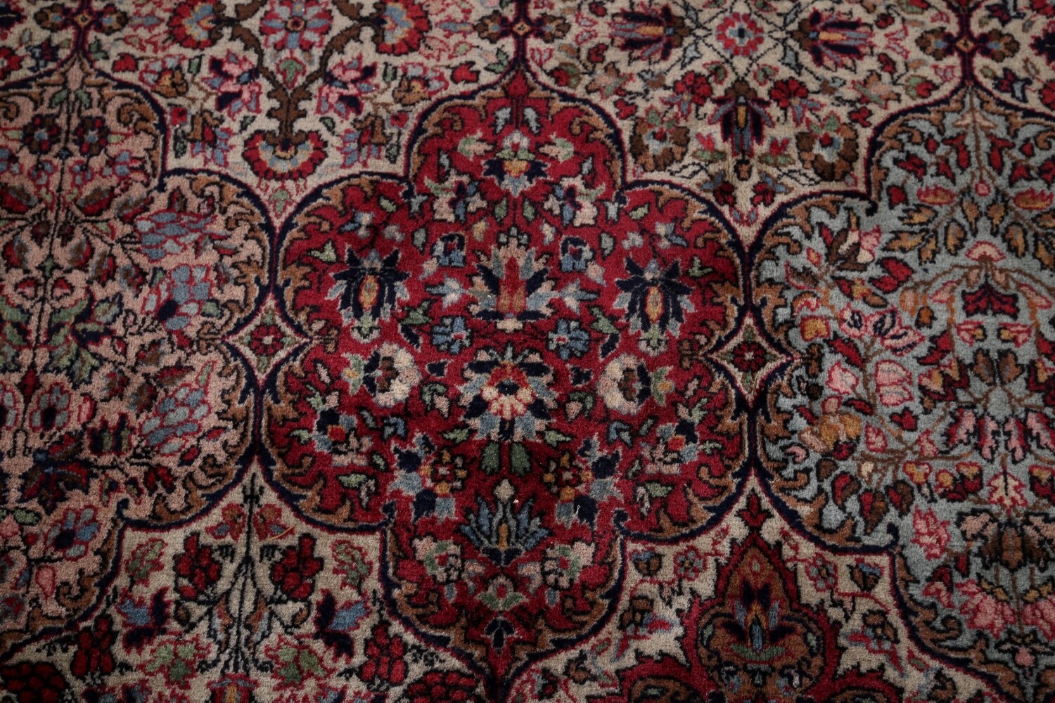 Antique Vegetable Dye Agra Indian Area Rug 9x12