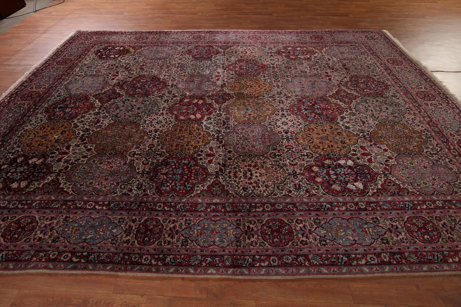 Antique Vegetable Dye Agra Indian Area Rug 9x12