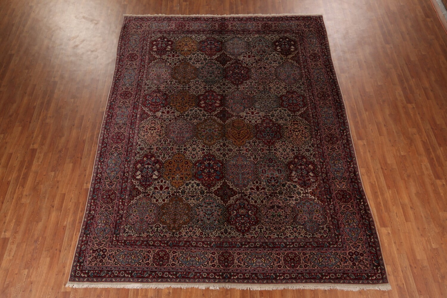 Antique Vegetable Dye Agra Indian Area Rug 9x12