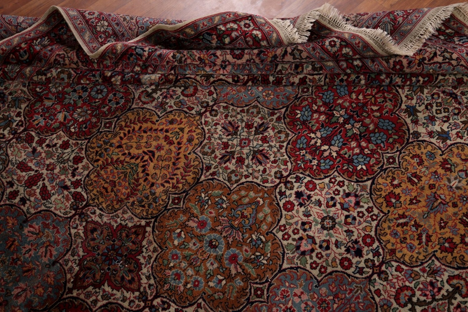 Antique Vegetable Dye Agra Indian Area Rug 9x12