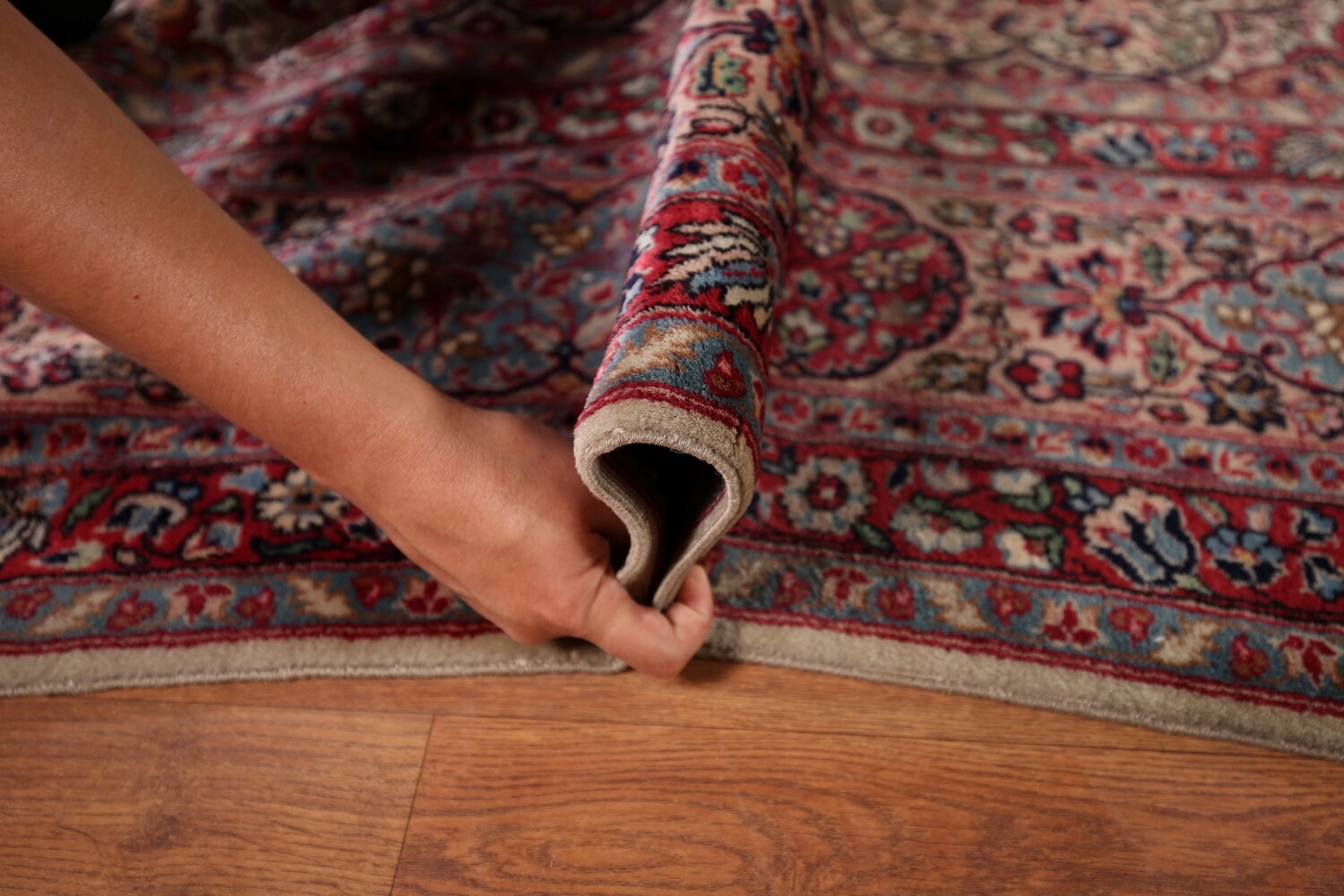 Antique Vegetable Dye Agra Indian Area Rug 9x12
