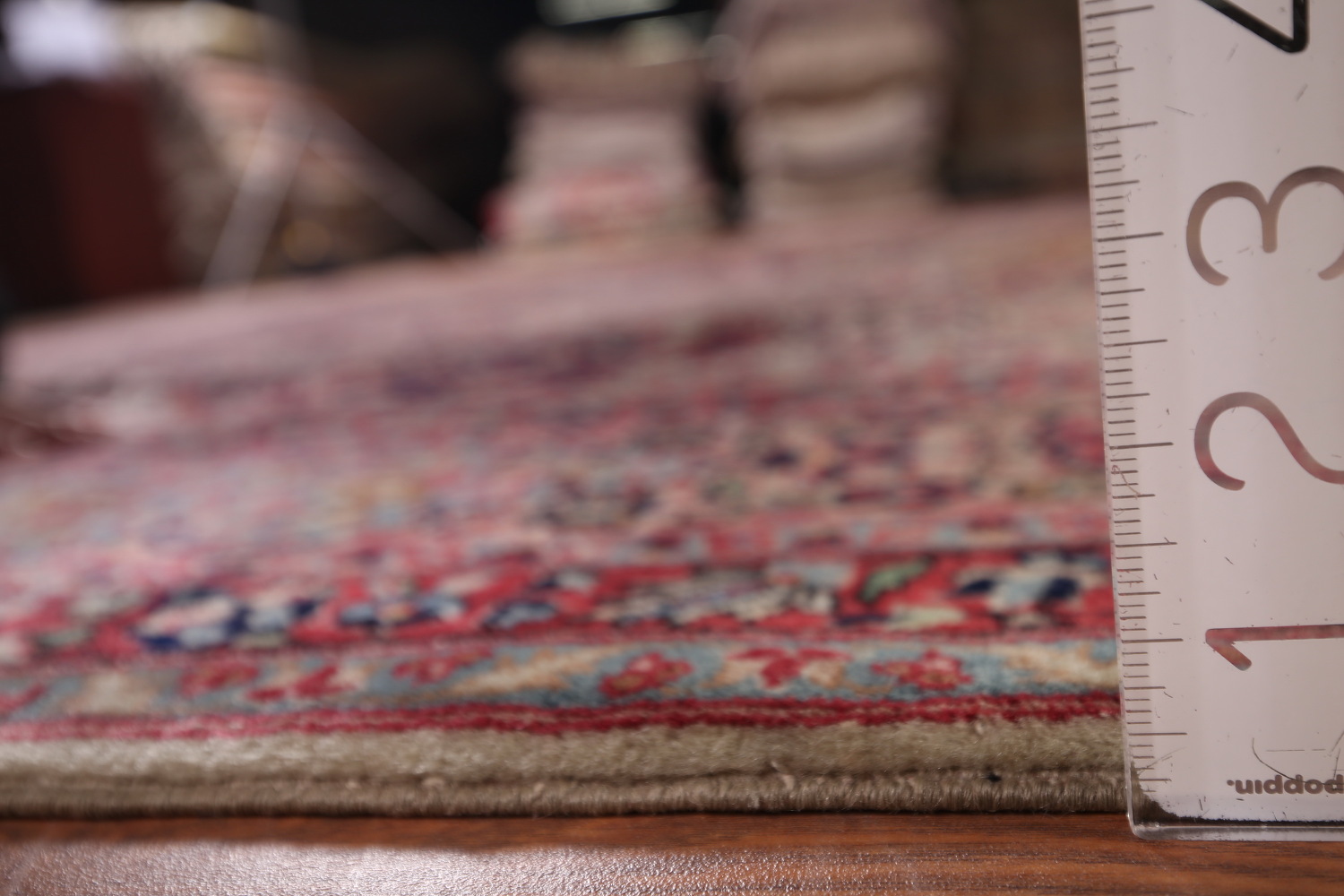 Antique Vegetable Dye Agra Indian Area Rug 9x12