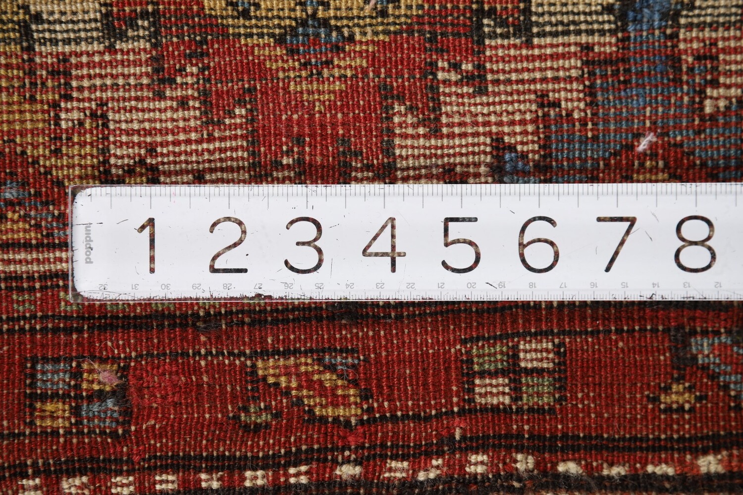 Pre-1900 Antique Kazak Vegetable Dye Runner Rug 4x9