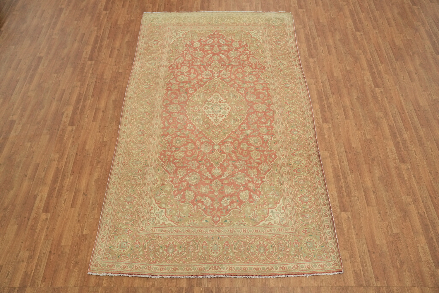 Traditional Floral Mashad Persian Area Rug 7x11