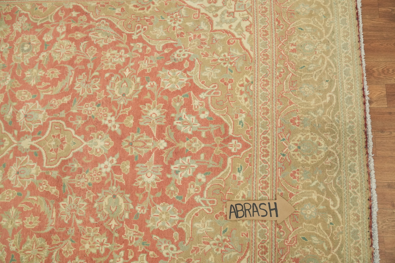 Traditional Floral Mashad Persian Area Rug 7x11