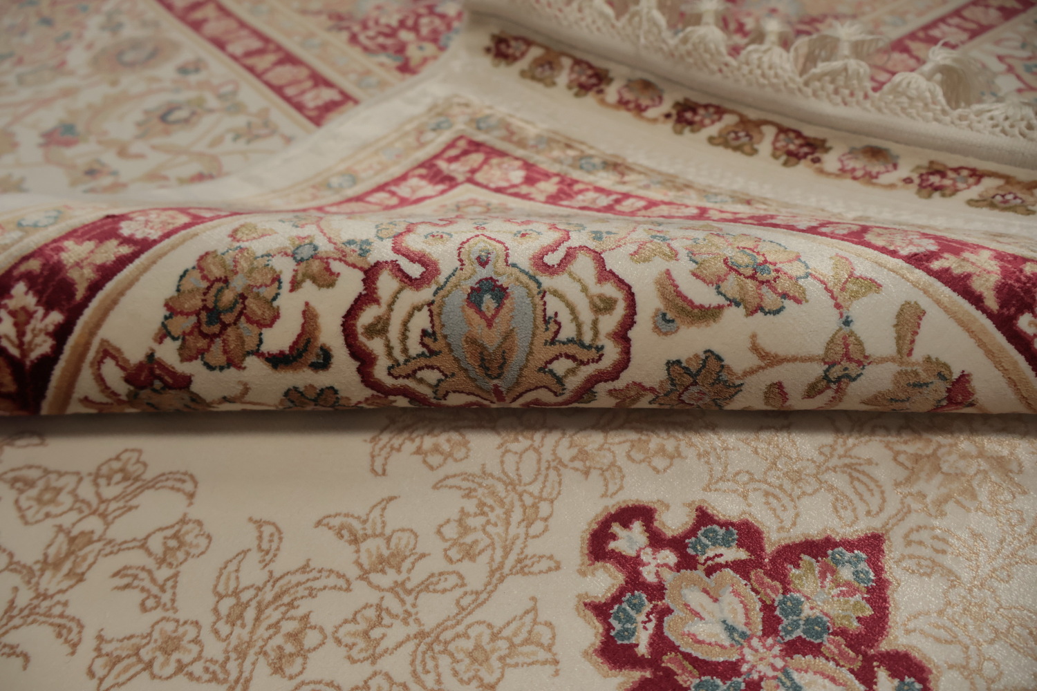 Traditional Turkish Tabriz Living Room Rug 7x10