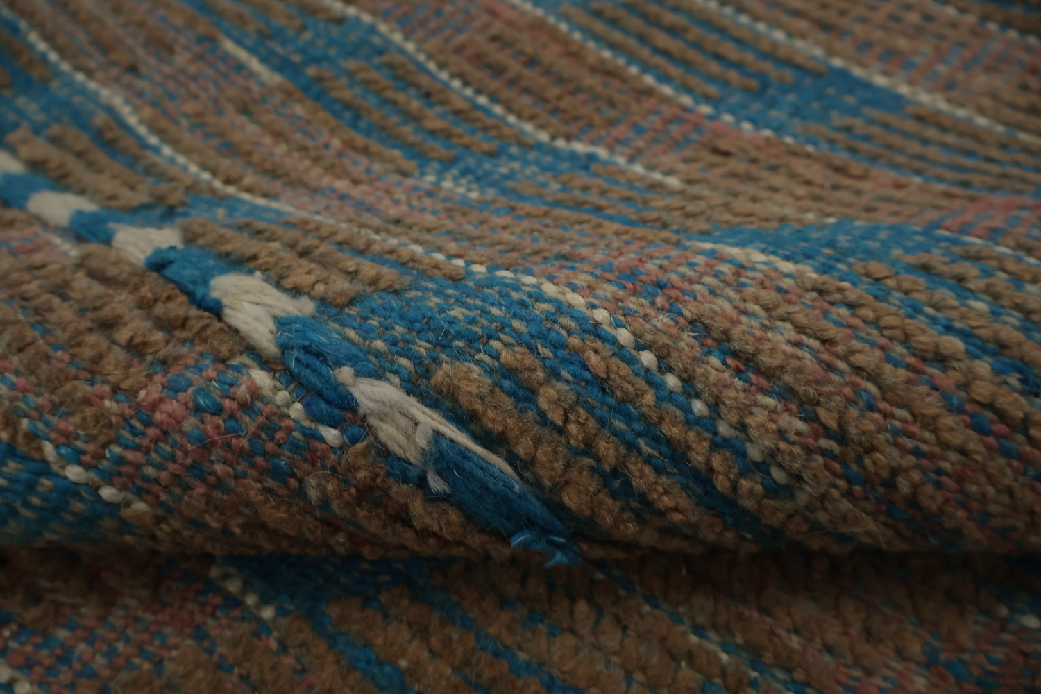 All-Over Striped Moroccan Oriental Area Rug 9x13