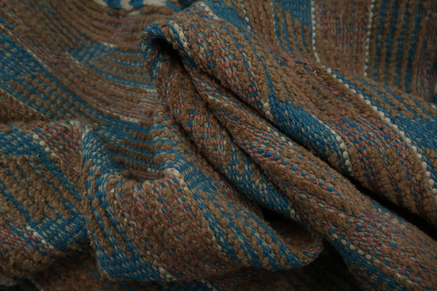 All-Over Striped Moroccan Oriental Area Rug 9x13