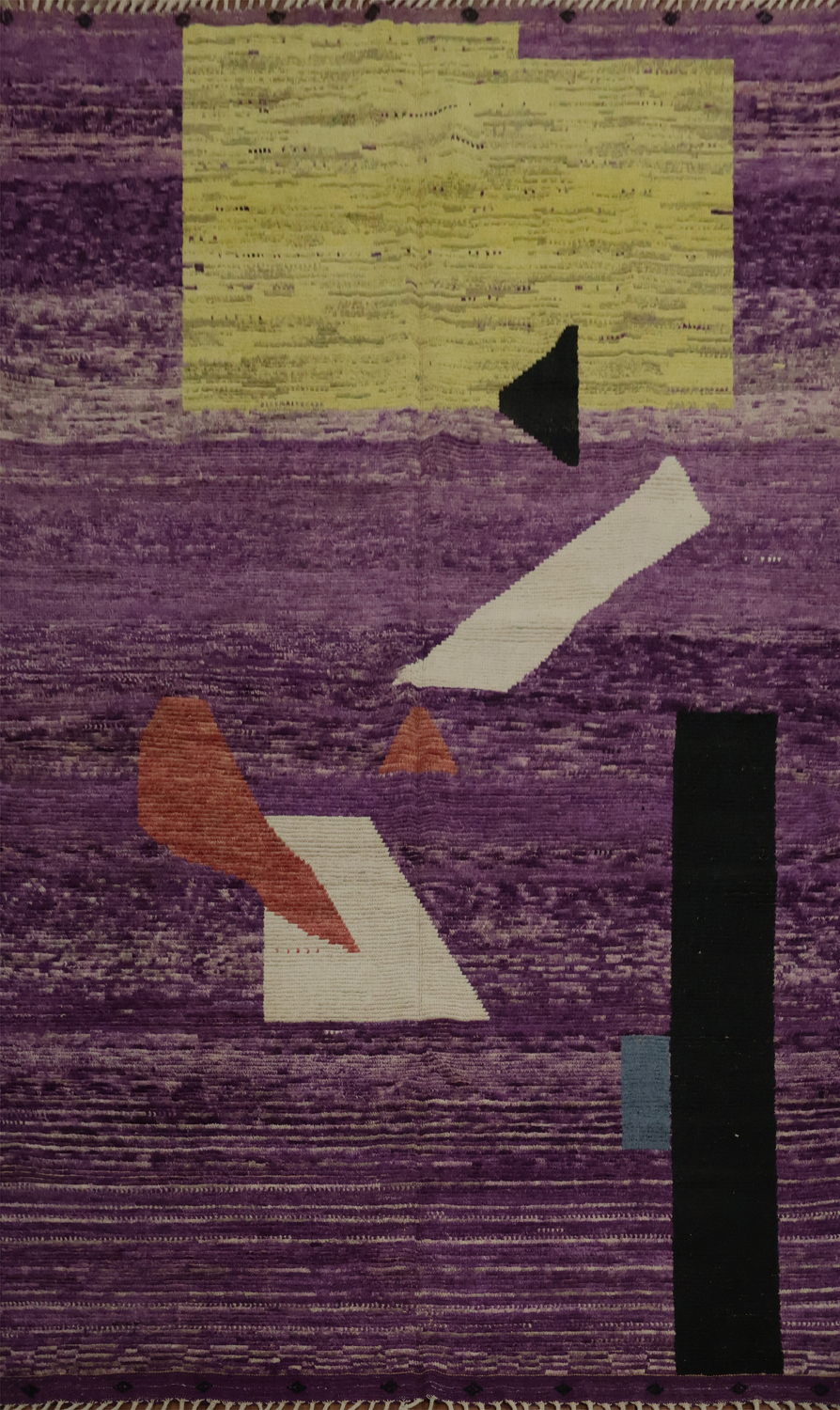 Stylish Abstract Moroccan Area Rug 9x13 Modern Design for Chic Interiors