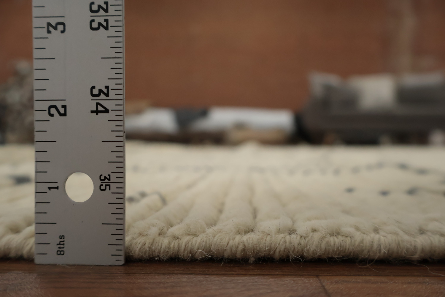 Handmade Moroccan Area Rug 8x11 Elegance and Classic Charm