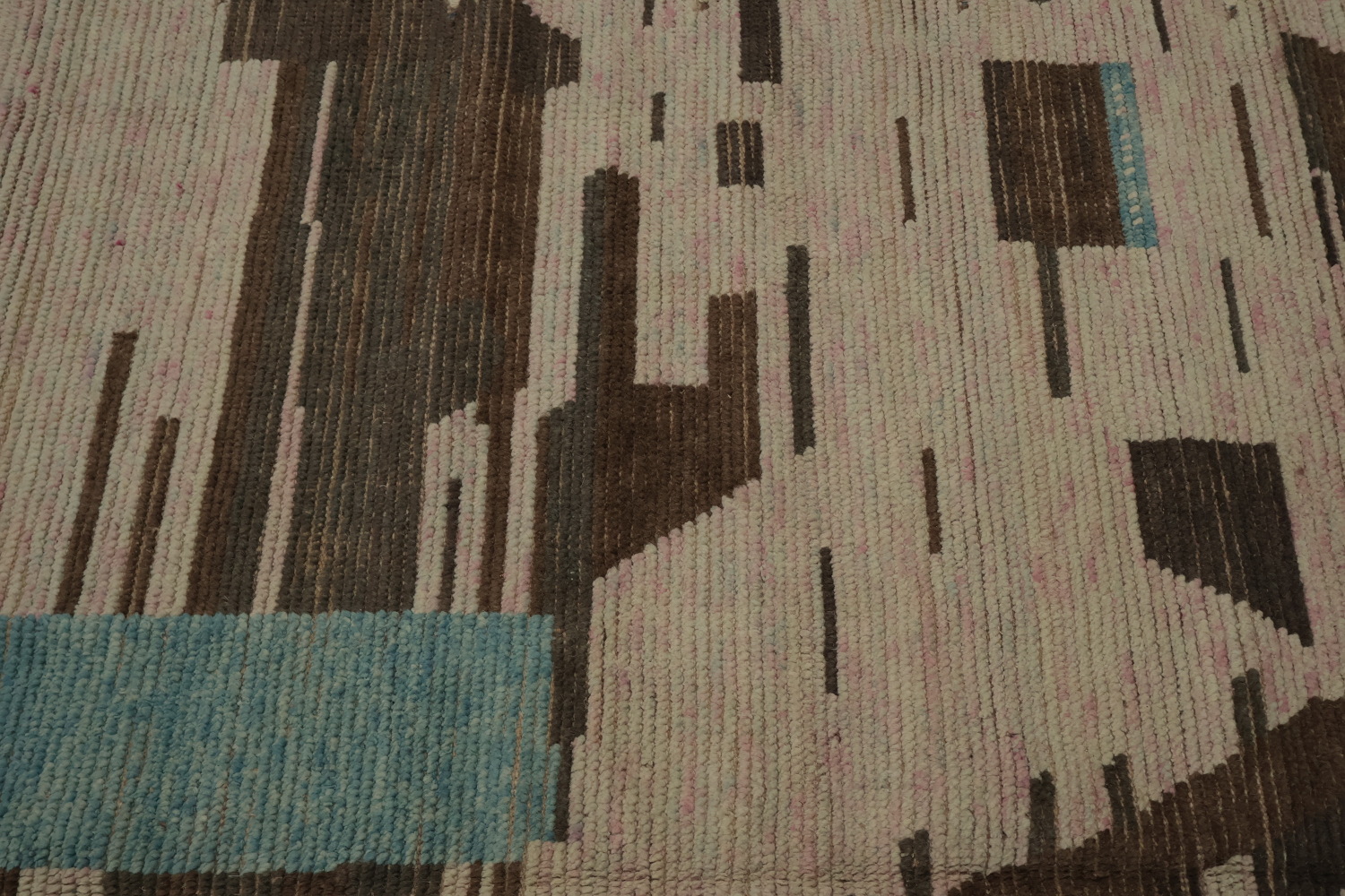 Art-Inspired Moroccan Modern Area Rug 8x12 with Urban Abstract Style