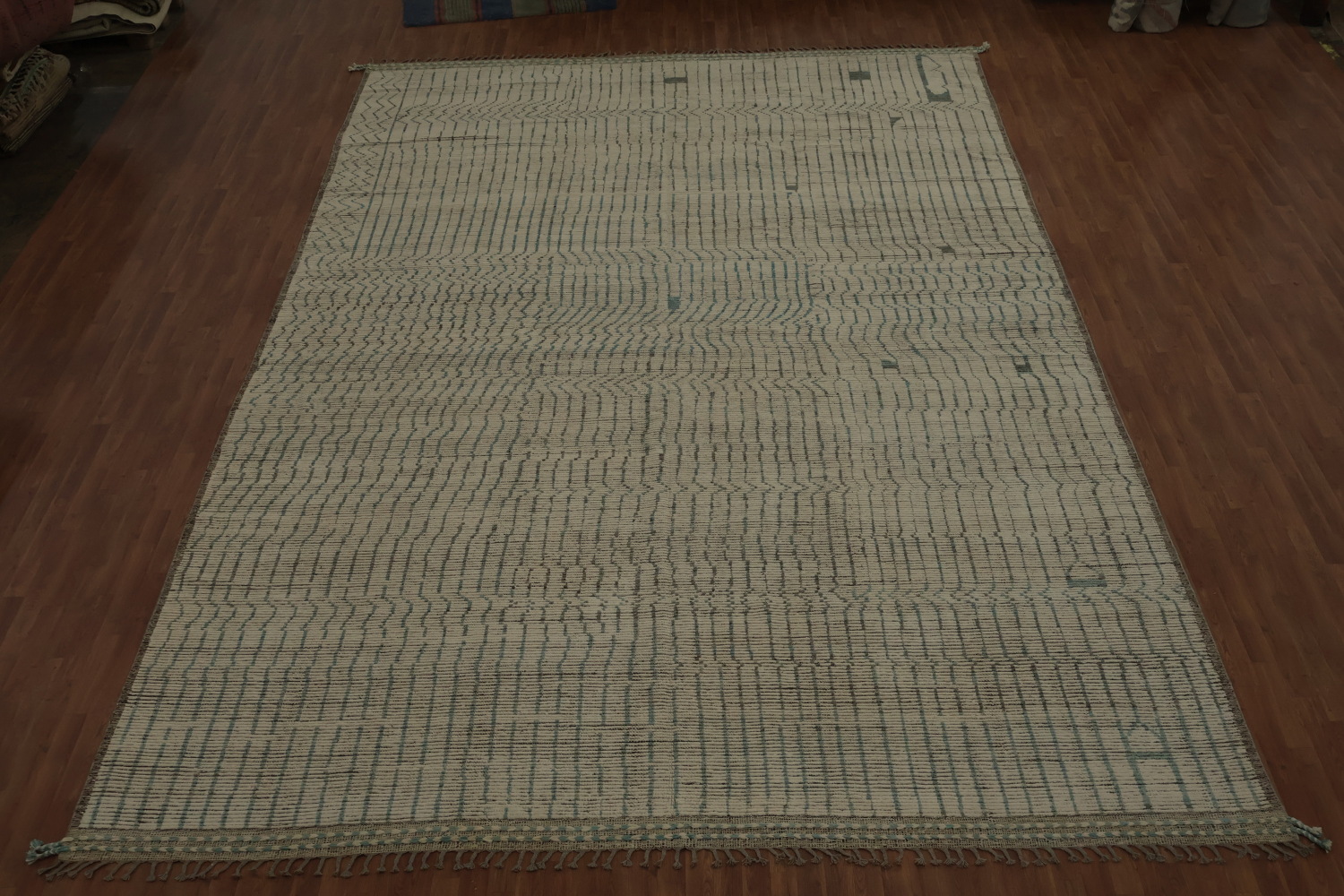 Minimalist Moroccan Large Rug 12x18 for Sophisticated Spaces