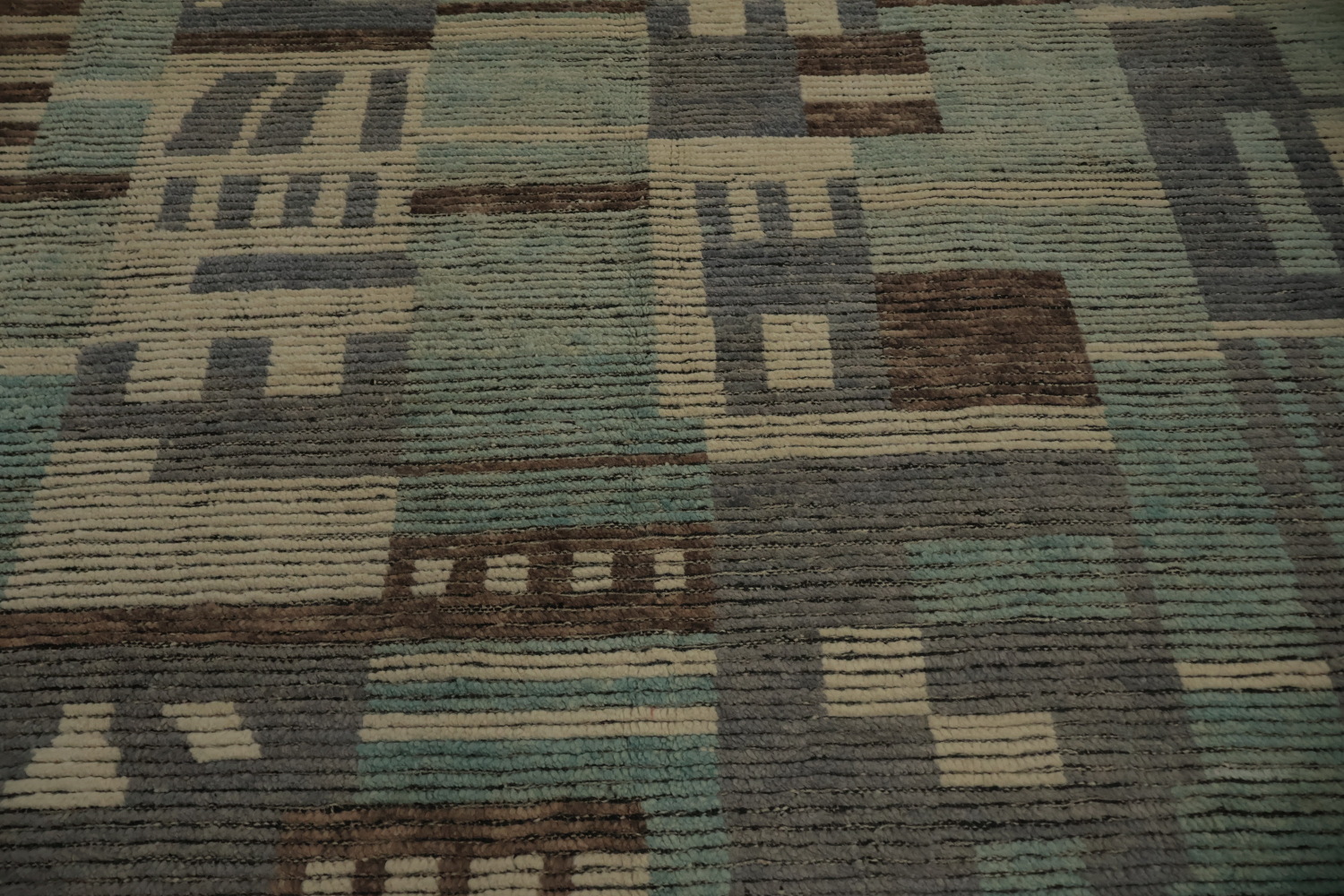 Geometric Grid Moroccan Large Rug 10x15 for Artistic Room Decor