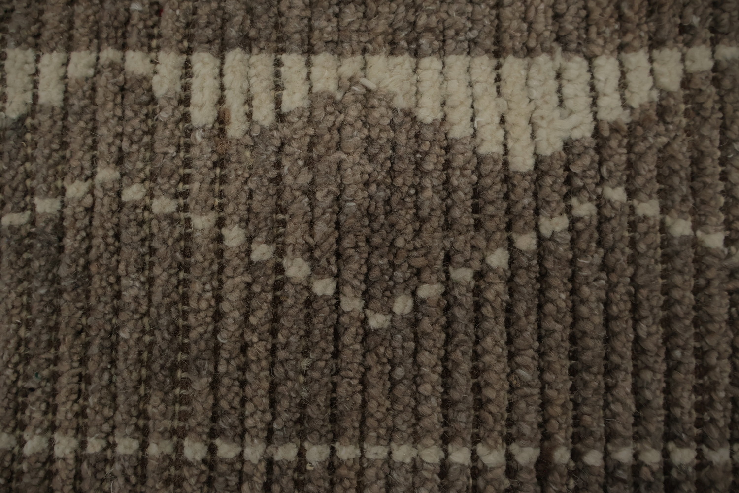 Earth Tone Wool Moroccan Modern Area Rug 9x12