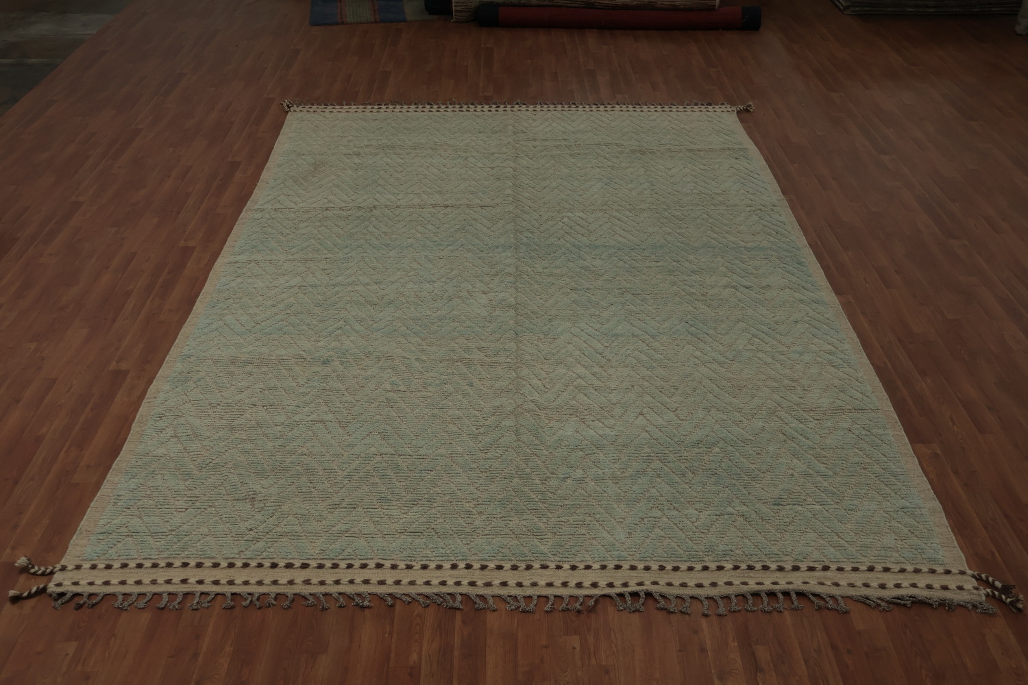 All-Over Chevron Moroccan Modern Area Rug 9x13