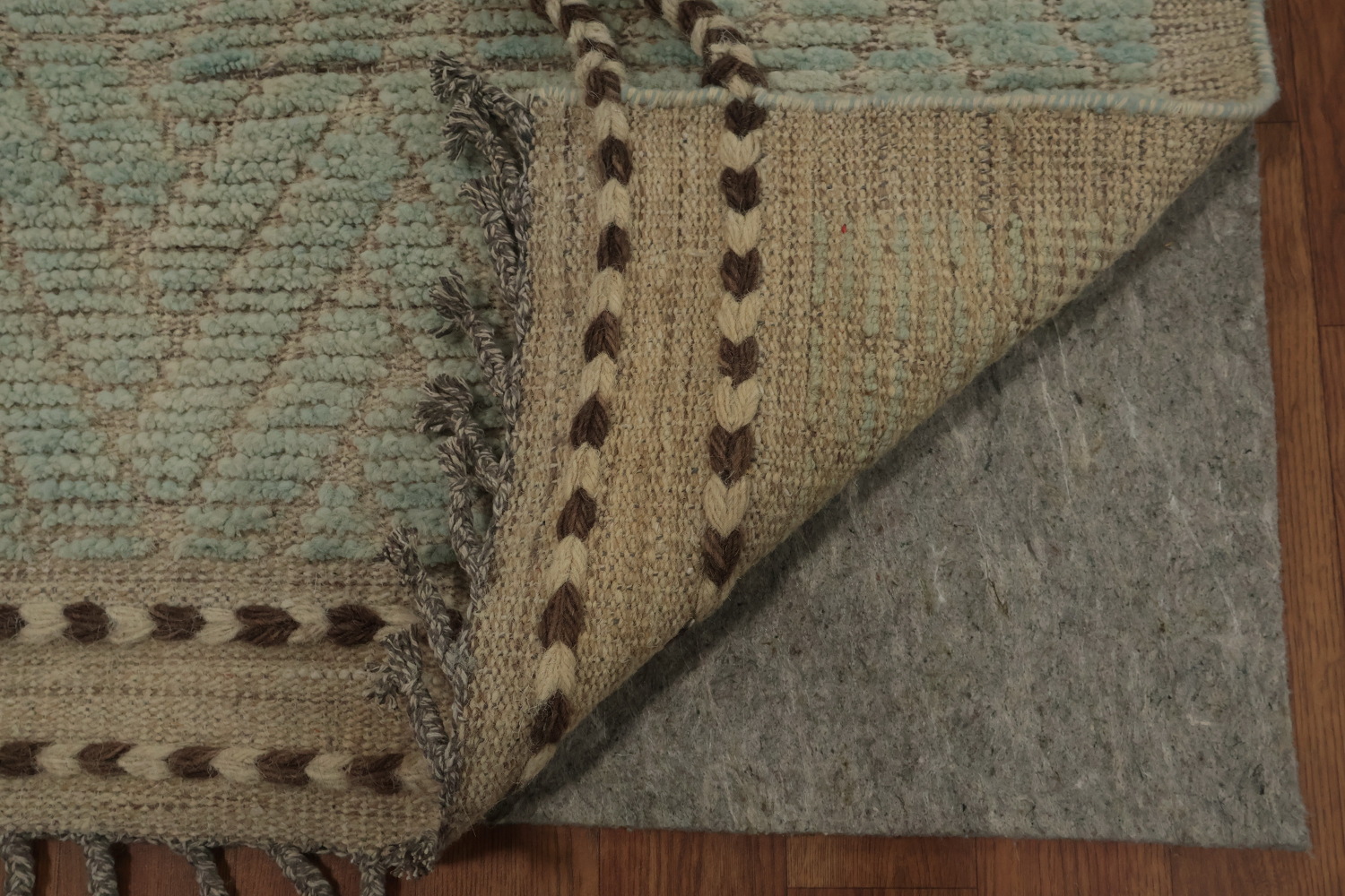 All-Over Chevron Moroccan Modern Area Rug 9x13