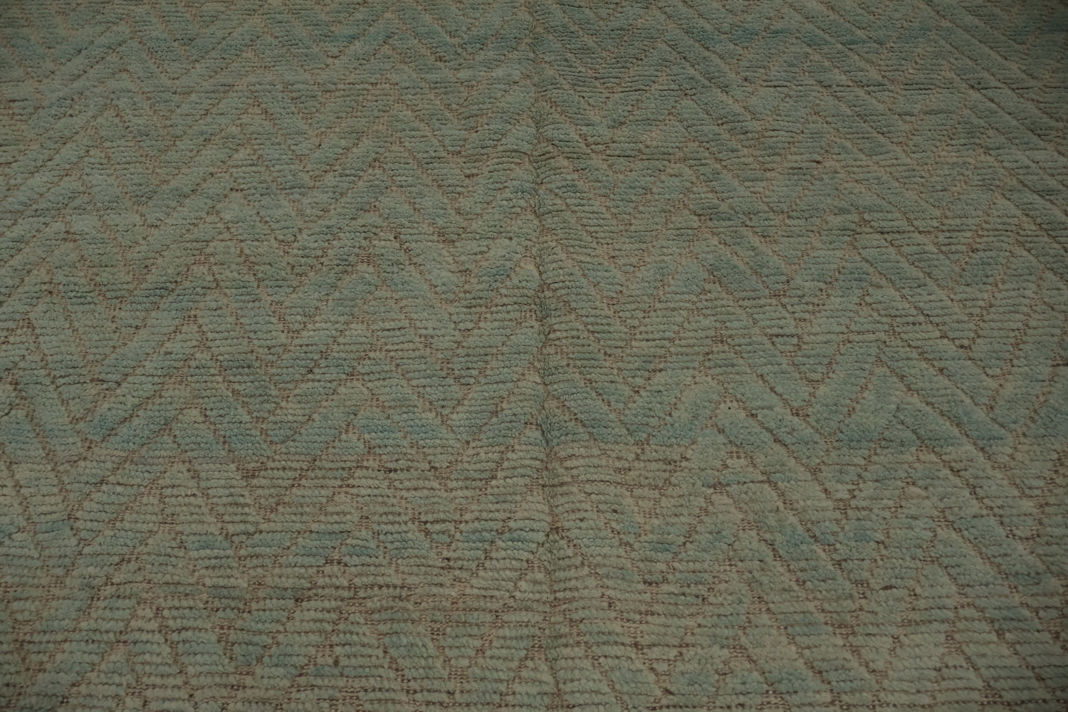 All-Over Chevron Moroccan Modern Area Rug 9x13