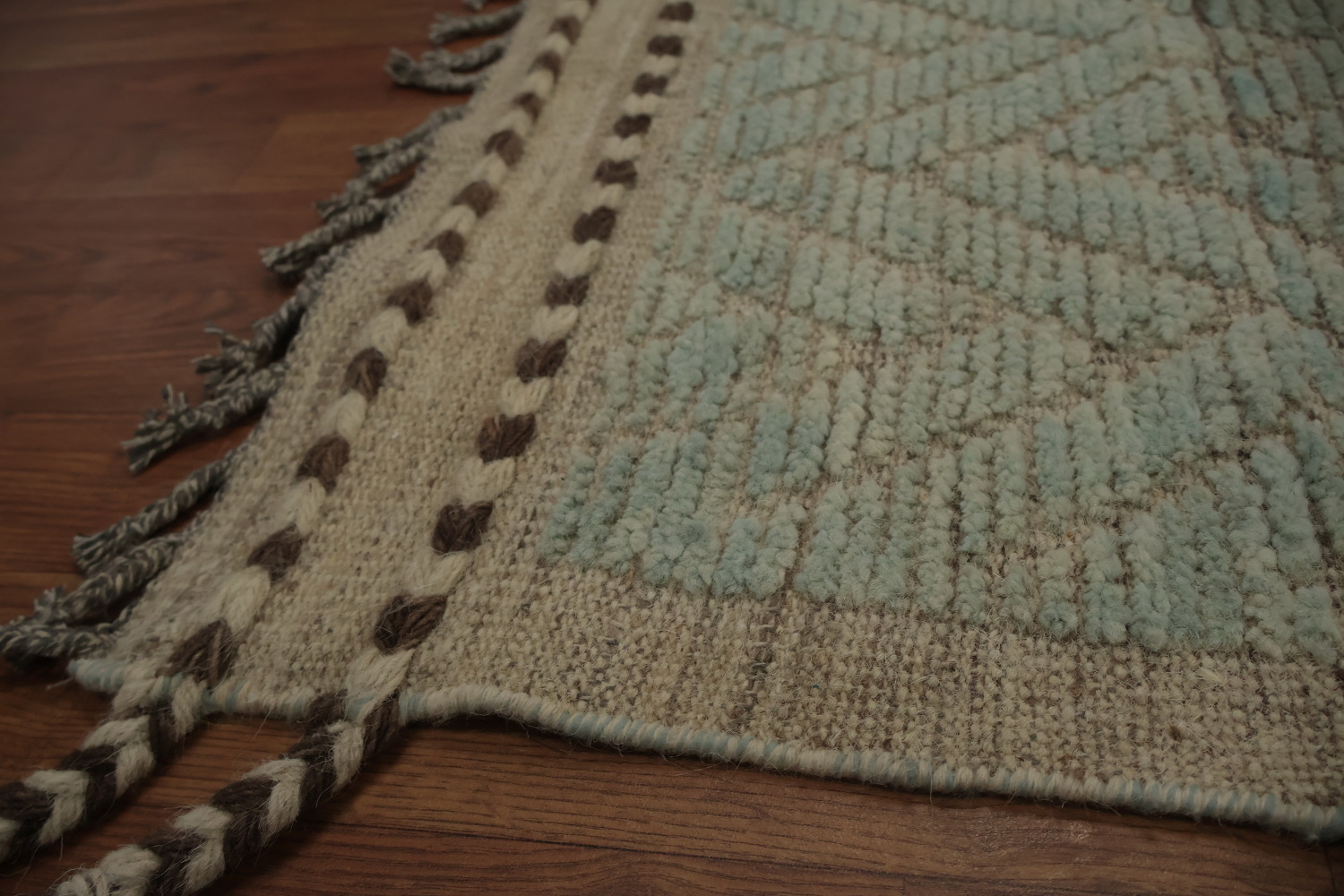 All-Over Chevron Moroccan Modern Area Rug 9x13