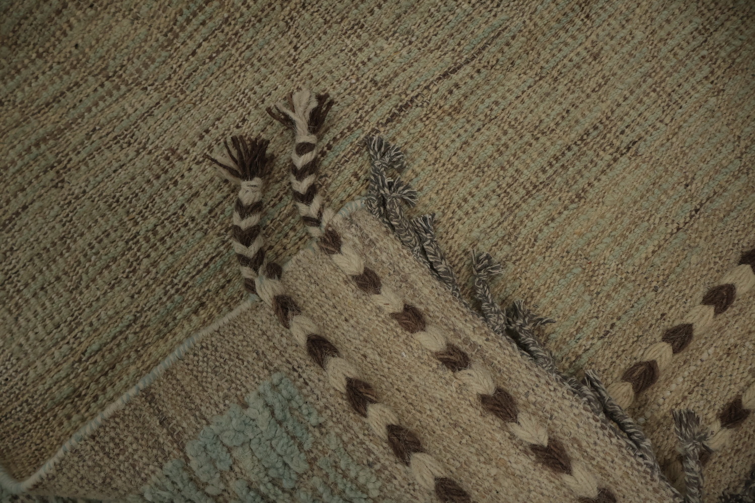 All-Over Chevron Moroccan Modern Area Rug 9x13