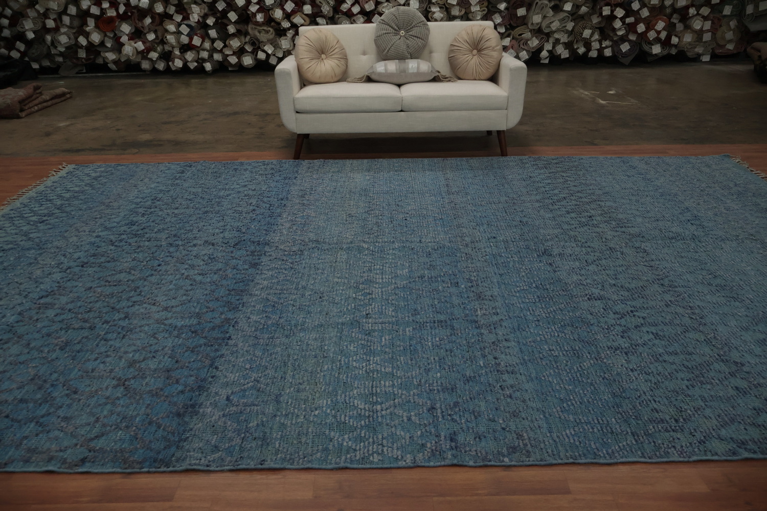 All-Over Trellis Moroccan Oriental Large Rug 10x15