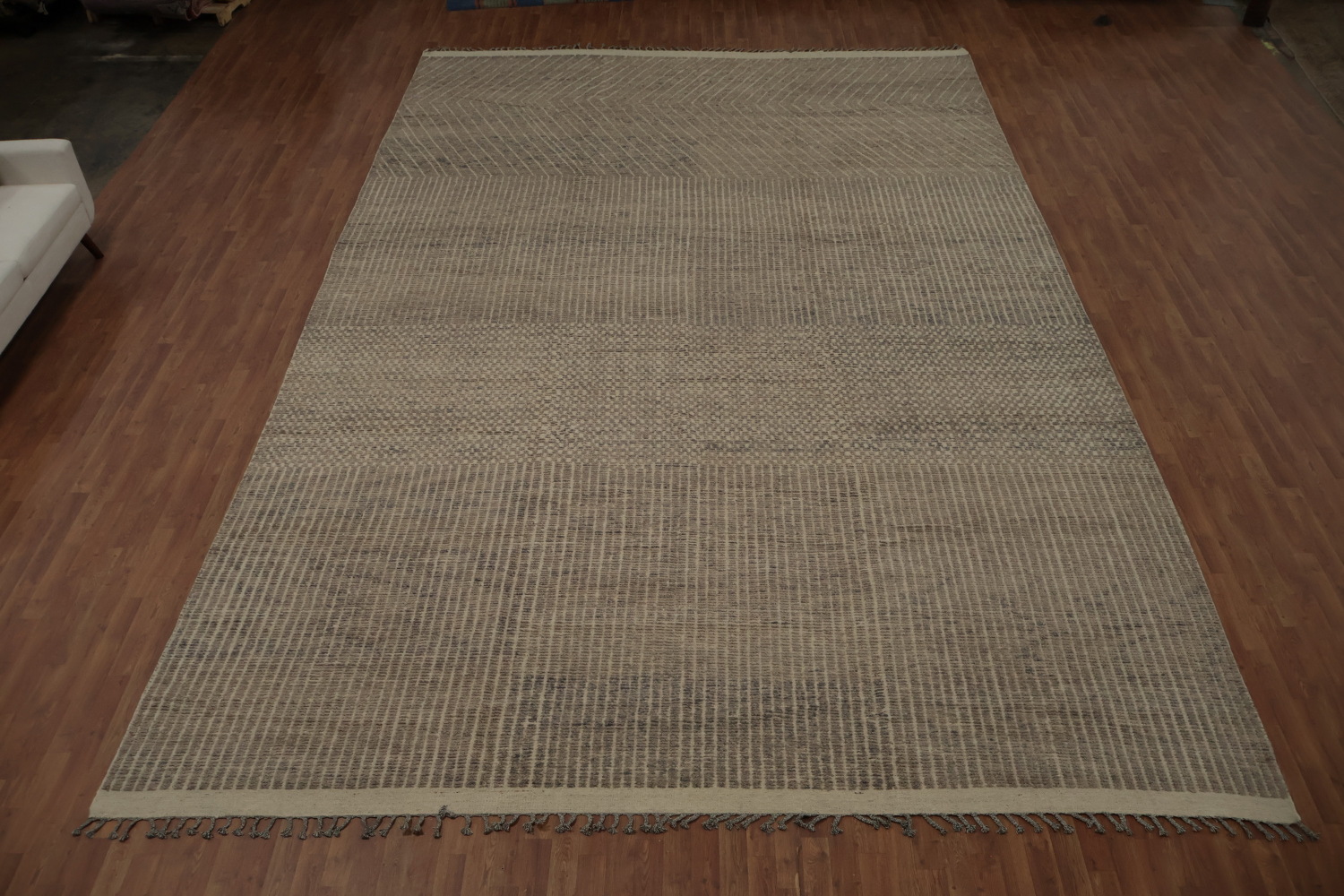 Unique Textured Moroccan Large Rug 12x19 for Contemporary Room Ambiance