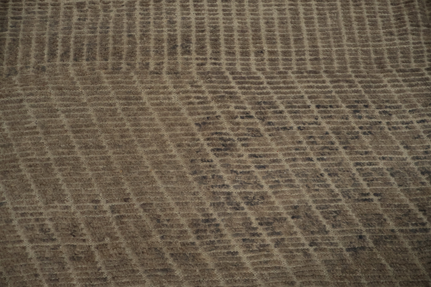 Unique Textured Moroccan Large Rug 12x19 for Contemporary Room Ambiance