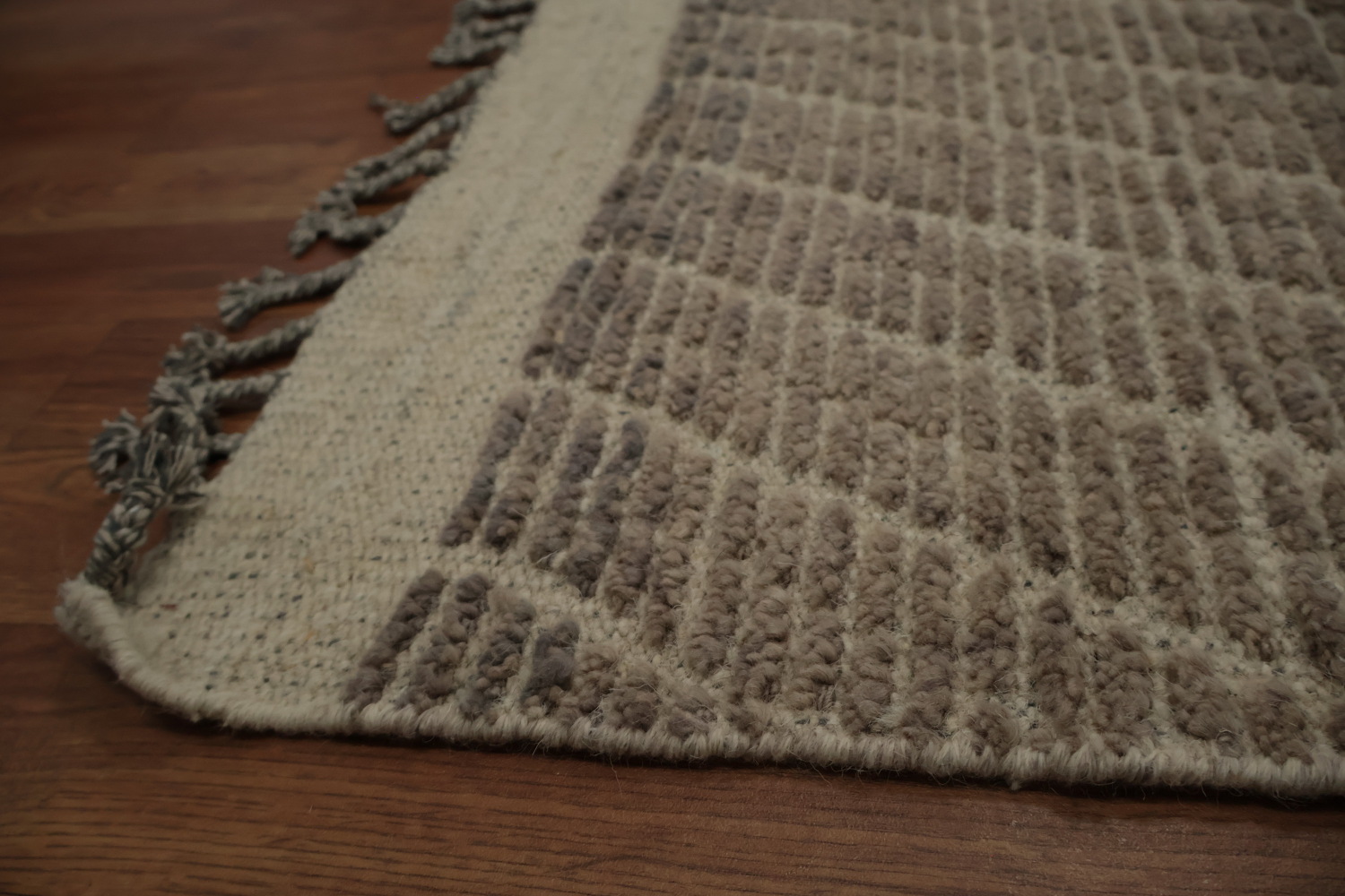 Unique Textured Moroccan Large Rug 12x19 for Contemporary Room Ambiance