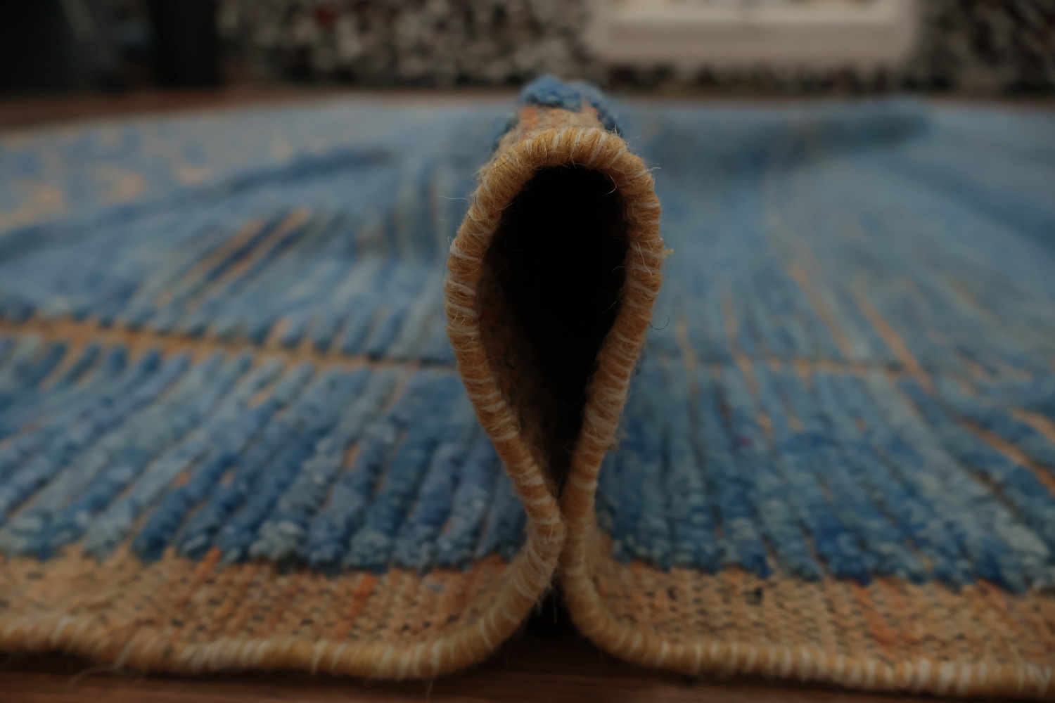 Stylish Blue Moroccan Large Rug 12x16 to Enhance Room Ambiance