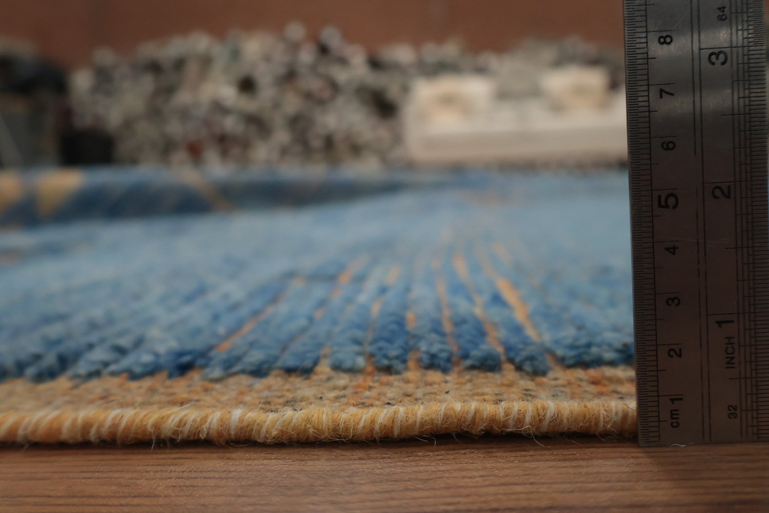 Stylish Blue Moroccan Large Rug 12x16 to Enhance Room Ambiance