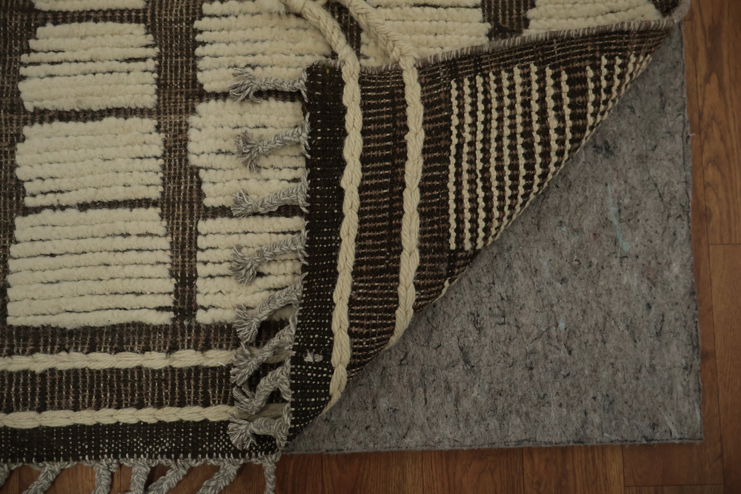 Stylish Wool Contemporary Handmade Moroccan Large Rug 12x19
