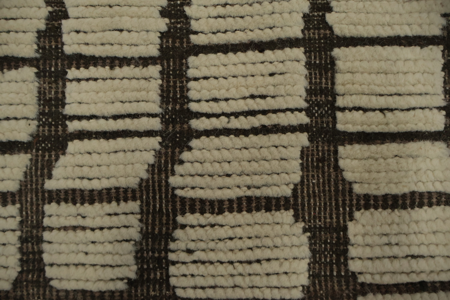 Stylish Wool Contemporary Handmade Moroccan Large Rug 12x19