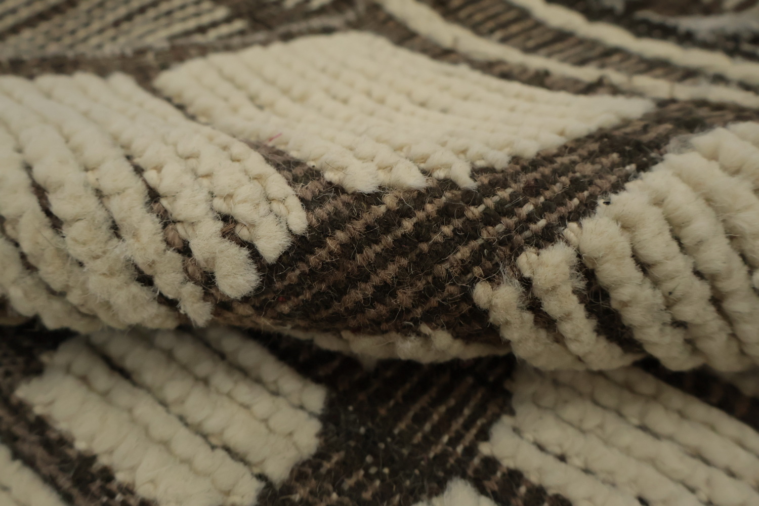 Stylish Wool Contemporary Handmade Moroccan Large Rug 12x19
