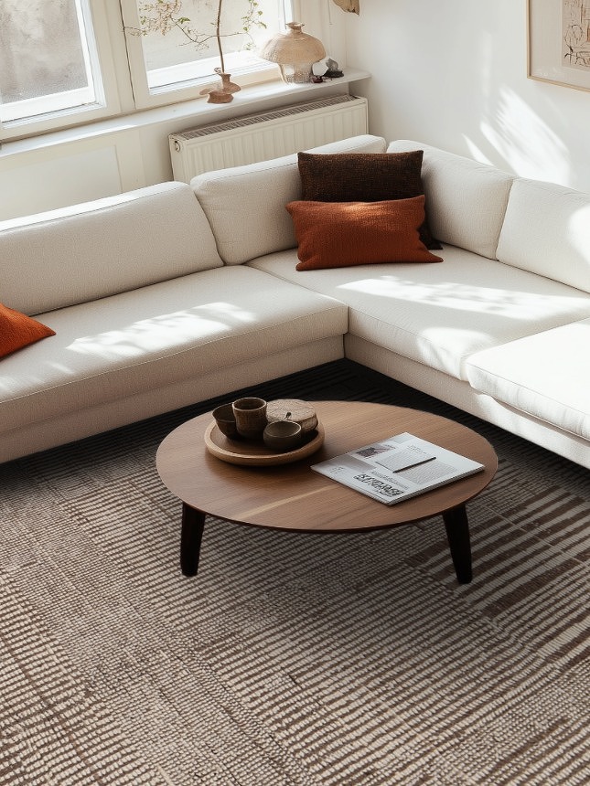 Beige & Brown Moroccan Oriental Area Rug 9x13