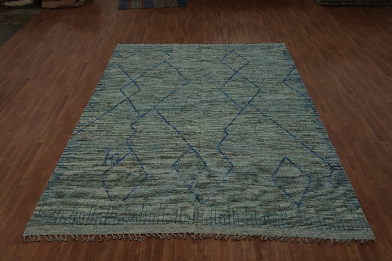 Handmade Wool Moroccan Oriental Area Rug 9x13