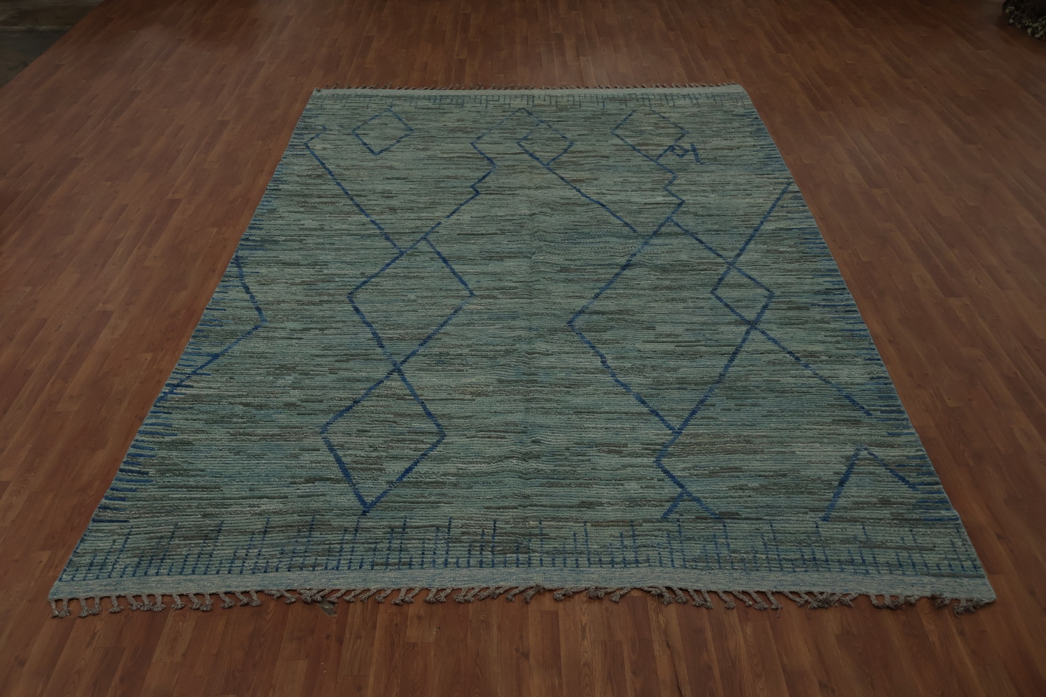 Handmade Wool Moroccan Oriental Area Rug 9x13