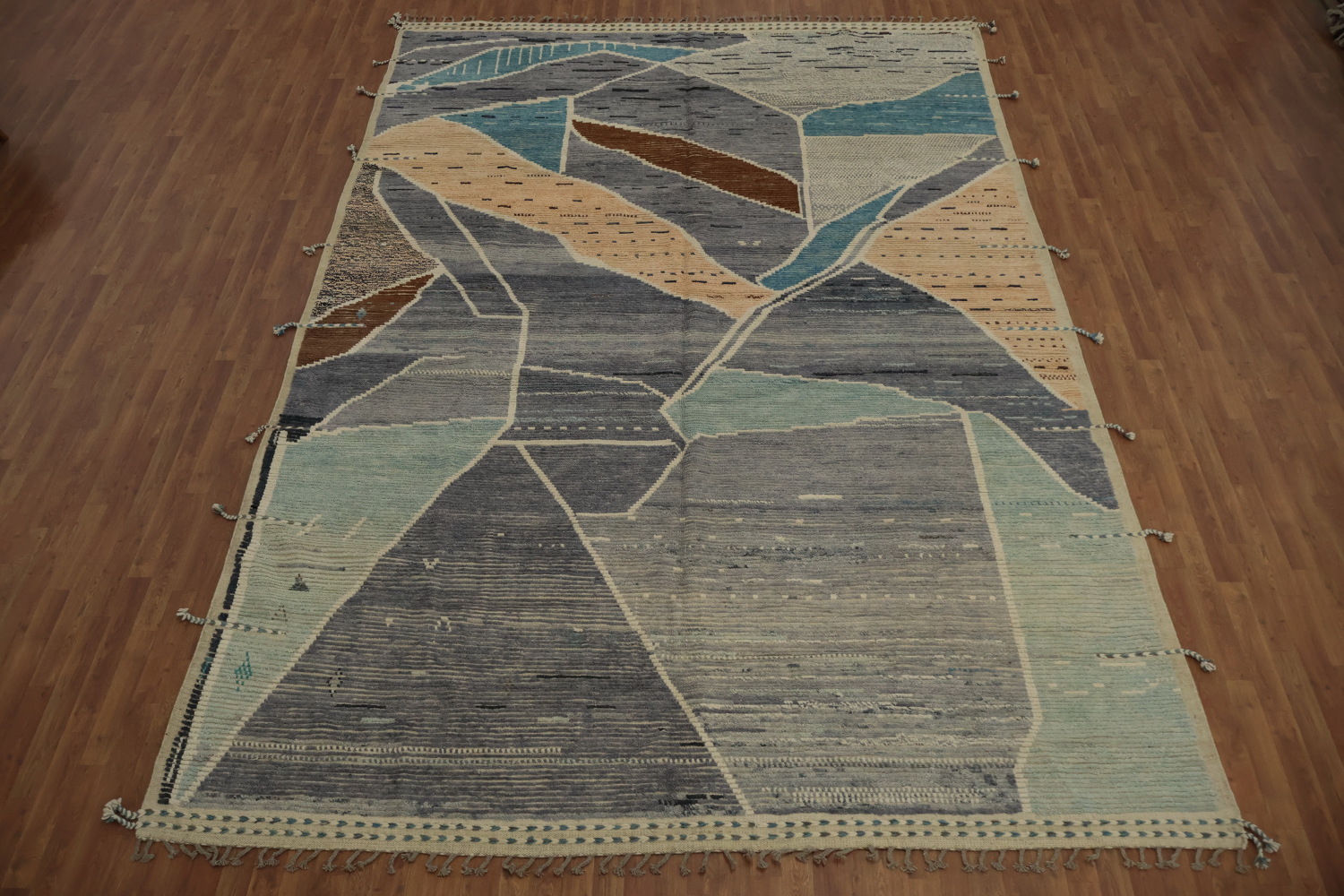 All-Over Abstract Moroccan Oriental Large Rug 10x15