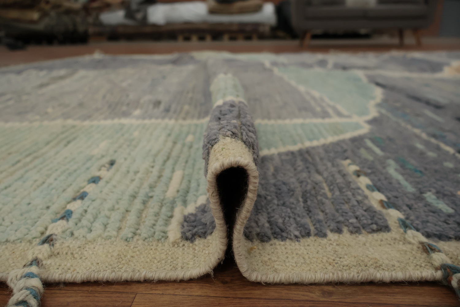 All-Over Abstract Moroccan Oriental Large Rug 10x15